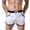 White, variant on Mens Swimsuit Swim Trunks with Mesh Lining Beach Shorts Color Block Bathing Suit Swimwear Briefs Boardshorts (2XL, White)