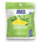 Zand Immunity Lemon Zinc HerbaLozenge | Soothing Throat Drops | No Corn Syrup, No Cane Sugar