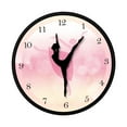thumbnail image 3 of WLPZXP Ballerina Wall Clock Clock Dancer Housewarming Gift Metal 12inch for Farmhouse, 3 of 9