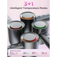 thumbnail image 4 of Fast Drying Ionic Hair Dryer with RGB Color-Changing Light Ring, Lightweight Brushless Motor Blow Dryer with Diffuser and Concentrator Attachments for All Hair Types, 4 of 12