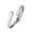 Silver, variant on Chunky Twist Bangle Bracelet for Women Stainless Steel Opening Cuff with Secure Hinged Minimalist Adjustable Stackable Classic Wristband Silver