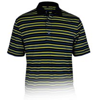 Monterey Club Men's Falcon Stripe Texture Golf Polo Shirt #3610