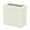 Matte Pearl, variant on Gatco Elevate Stainless Steel 3.18 Gallon Rectangle Wastebasket Open Removable Lid, Matte Pearl/Matte Black Lid