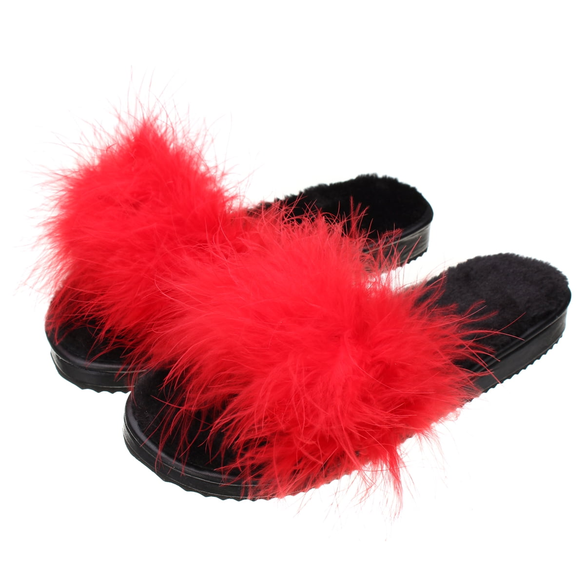 fluffy feather slides
