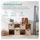 thumbnail image 5 of XPOPR 8-Cube Storage Organizer, 11in Shelf Opening, Bookcase, Display Shelf, Customizable w/ 3 Removable Back Panels – Light Oak, 5 of 5