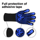 thumbnail image 3 of Guantes para horno Guantes resistentes al calor de 932 °F, guantes para parrilla resistentes a cortes, guantes de silicona antideslizantes para barbacoa, guantes de cocina seguros para cocinar, 3 of 5