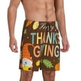 thumbnail image 2 of KLL Happy Thanksgiving With Gnome Print Bikini Set for Women,String Two Piece Halter Top Triangle Bikini Set with Tie Side Bottom Sexy Swimsuit Bathing Suits-XX-Large, 2 of 6