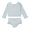 Topez Waves, variant on Modern Moments by Gerber Baby and Toddler Girl Keyhole Rashguard Set, 2-Piece, Sizes 0/3M-5T