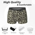 thumbnail image 2 of Men's Boxer Briefs, Mechanical Bike Pattern Soft Comfy Mens Underwear Boxer Briefs Breathable With Widen Waist, 2 of 7