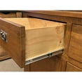 thumbnail image 4 of Pemberly Row Arts and Crafts 4-Drawer Solid Wood China Cabinet in Cherry, 4 of 4