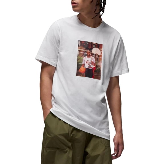 Jordan Air Men's Retro Photo Short Sleeve Graphic T Shirt