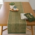 thumbnail image 2 of Better Homes & Gardens Jordan Jute Table Runner, Natural, Green, 14"W x 90"L, 2 of 6