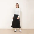 thumbnail image 4 of AP nuevo 2025, otoño, vestido vaquero sin mangas para mujer, cárdigan tejido negro, estilo de moda, 4 of 5