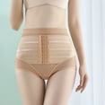 thumbnail image 5 of Gibobby Pantaleta Corte Frances de Algodón Bragas de encaje de cintura alta para mujer(Caqui,XL), 5 of 5