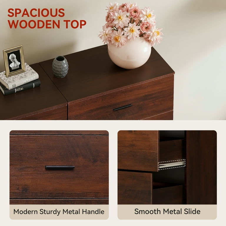 tall brown dresser for bedroom Denali 9-Drawer Tall Dresser