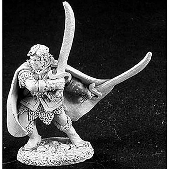 Reaper Miniatures Telmoraine - Male Fighter w/2 Swords New