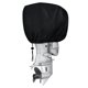 thumbnail image 1 of Boat Marine Outboard Engine Cover, Heavy Duty Hood Motor Cowling Lightweight Protector, Black Waterproof UV Resistant 210D Oxford fabric Windproof Straps, 1 of 5