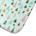 thumbnail image 3 of Light Blue Christmas Tree Pattern Dish Drying Mat for Kitchen 1 Pack, Ultra Absorbent Microfiber Dishes Drainer Mats,18x24in(46x61cm), 3 of 4
