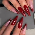 thumbnail image 1 of French Tip Long False Nail for Women and Girls Press on Nail Stick on Nail Manicure Kit 24 PCS Nail Art Decoration, 1 of 4