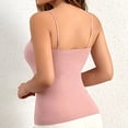 thumbnail image 4 of SwiftWear Women's Seamless Built-In Bra Cami Ultra Soft Slim Fit Tank Top Spaghetti Straps Camisole Layering Staple, 4 of 9