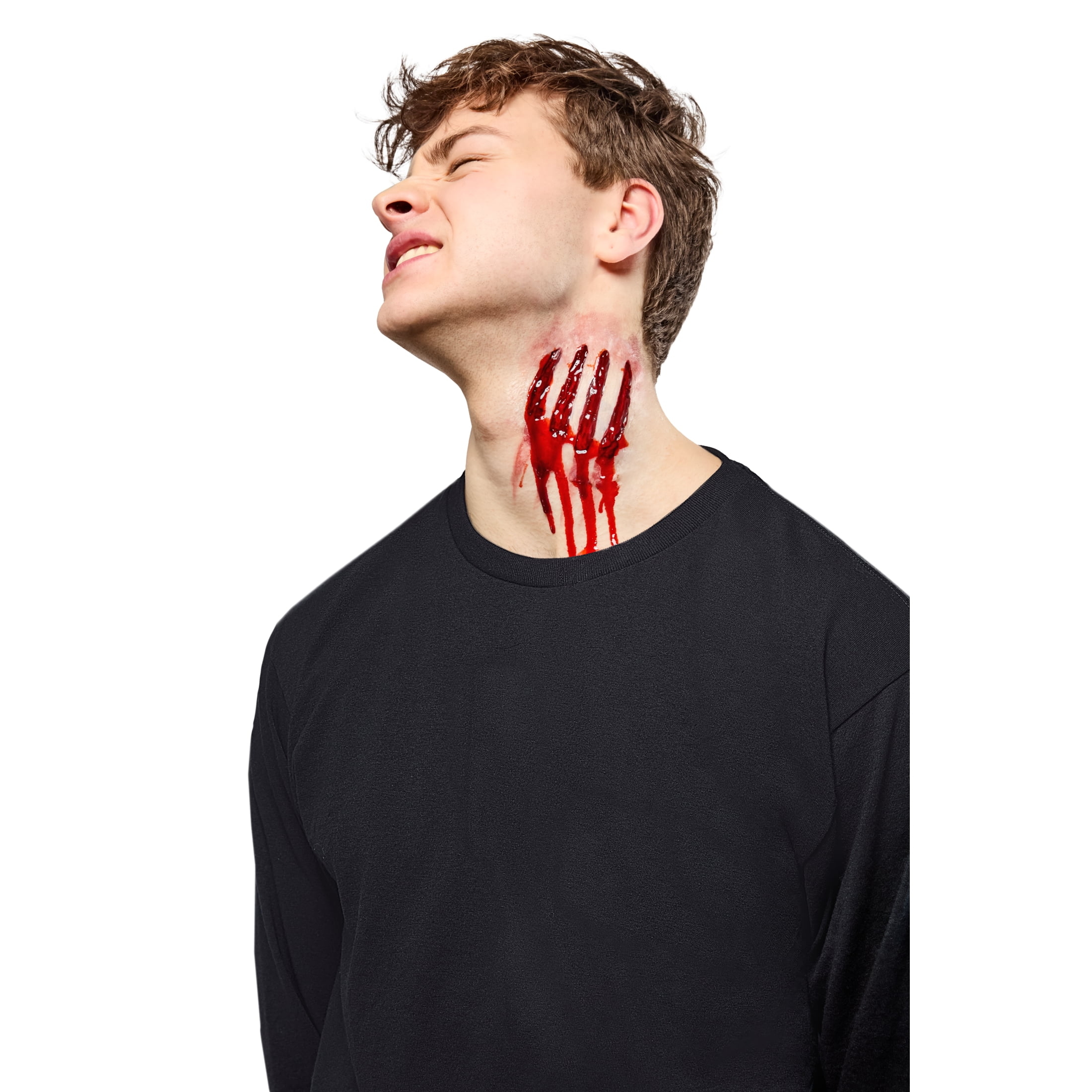 Claw Scratch Latex Wound with Fake Blood .25oz, Halloween Make-up for Adults, by Rubies II