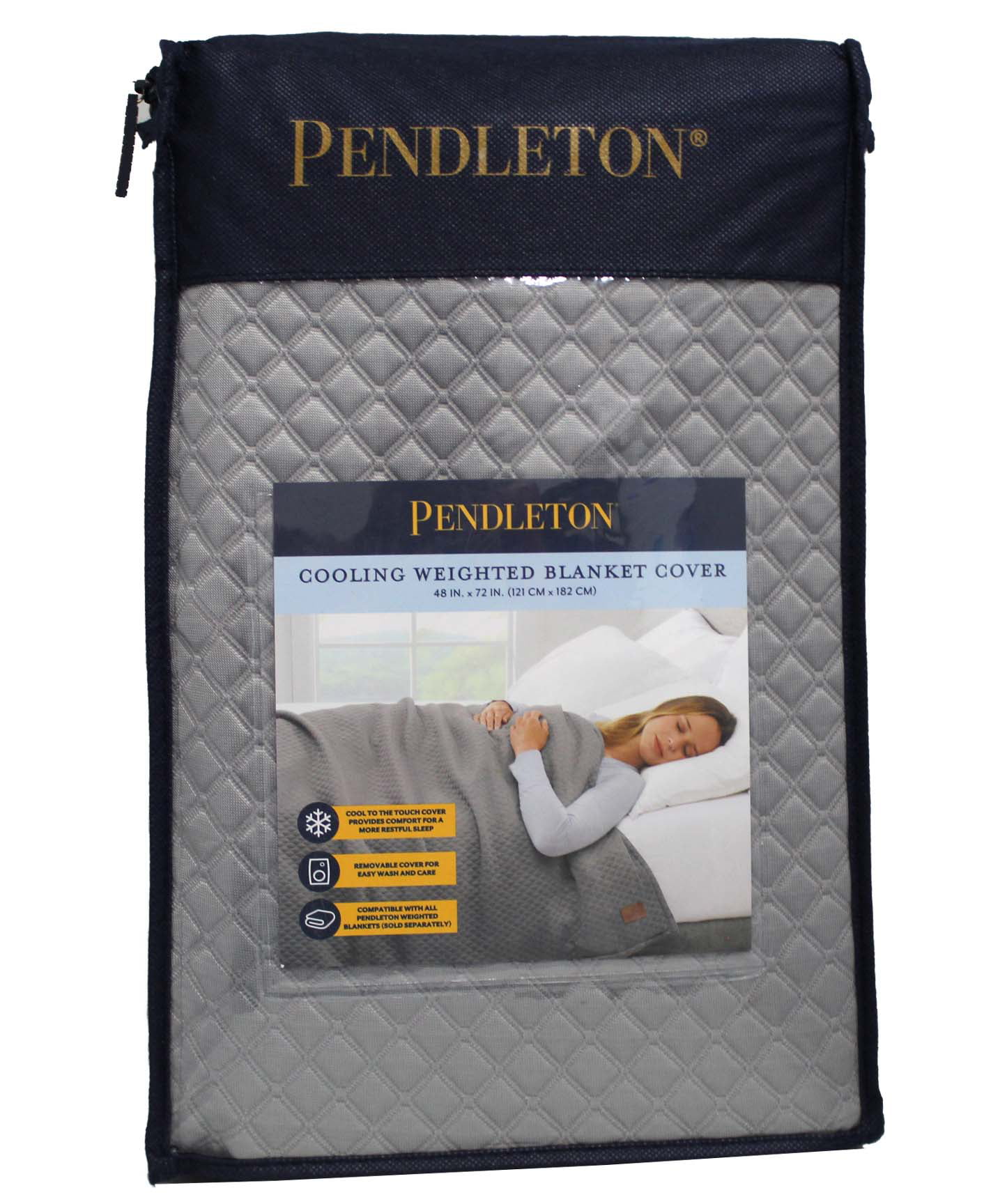 Details about   Luxton Home 15 Pound Weighted Blanket 48" X 70" 