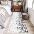 thumbnail image 4 of 2'x6' Rug Runners for Hallways Kitchen, Spring Gray Eucalyptus Non Slip Entryway Beside Floor Carpet Runner, Summer Botanical Leaf Country Washable Laundry Room Bedroom Throw Rugs Mat for Family Pet, 4 of 8