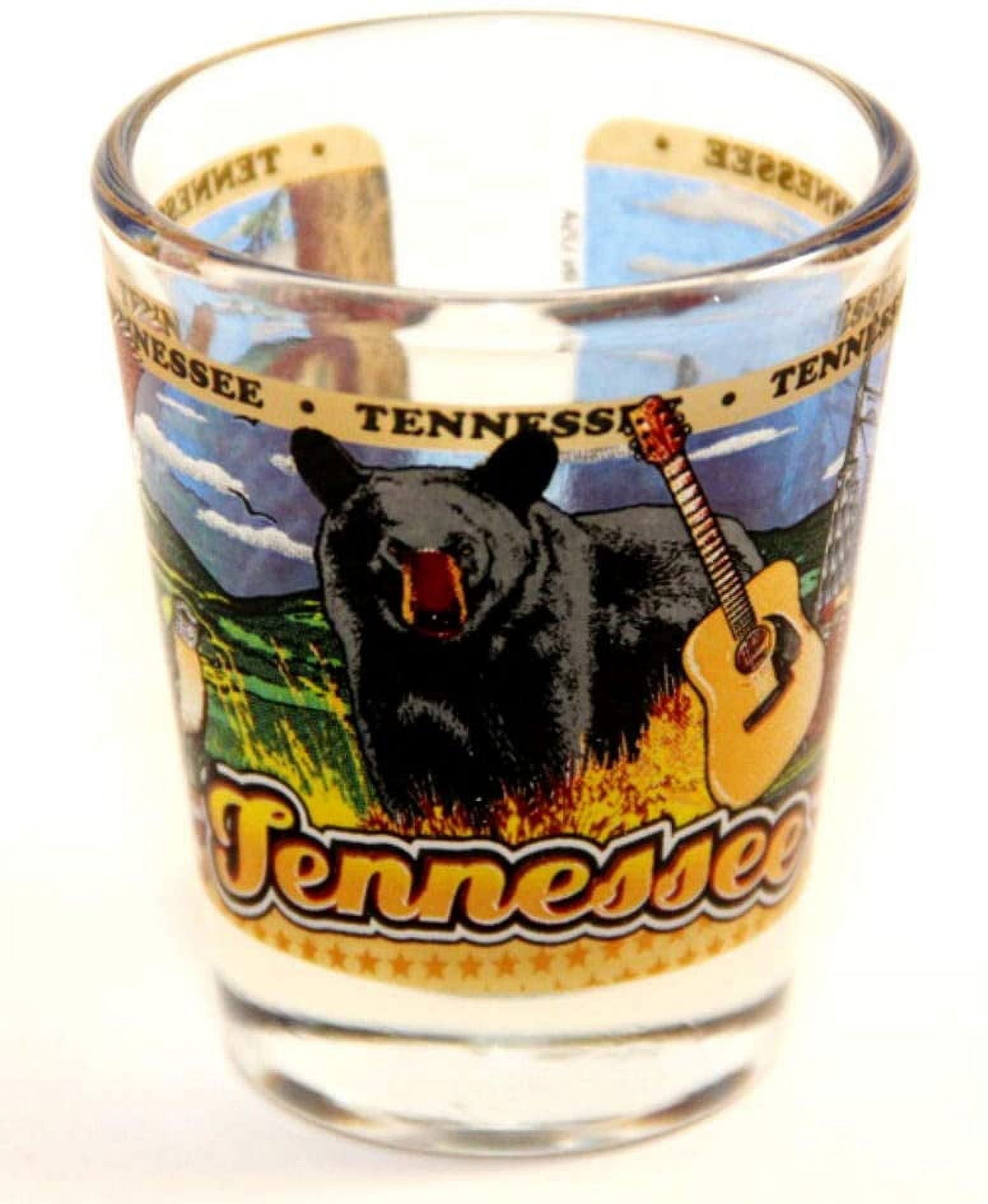 VIRGINIA 3 VIEW SHOT GLASS SHOTGLASS