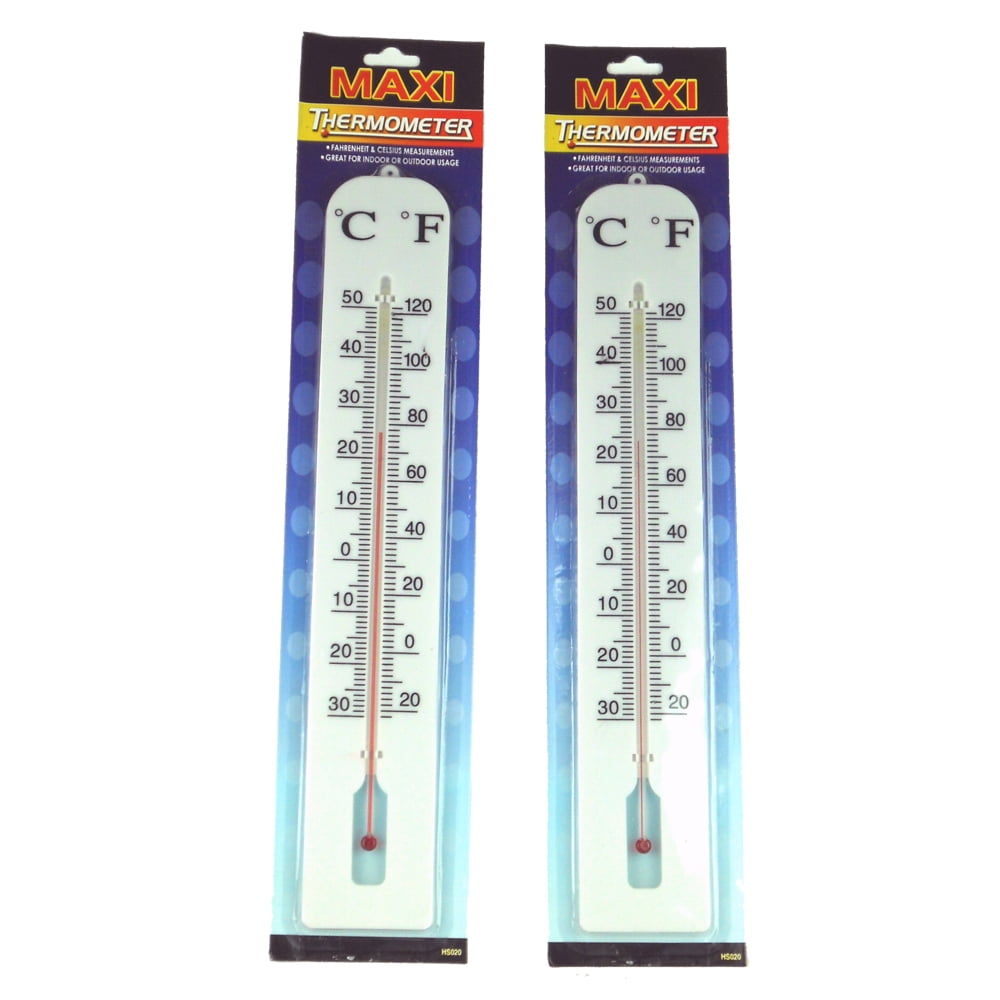 15 Inch Maxi Analog Thermometer (2 Pack)
