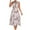 Khaki summer dresses, variant on Wycnly Summer Dresses for Women Beach Elastic Waist Swing Knee-Length Tank Sun Dresses 2025 Casual Sleeveless Round Neck Striped Print Midi Dress Khaki m