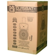 MR DJ DJ15BAT+ 15 Portable PA DJ Active Bluetooth TWS Speaker 3500 Watts