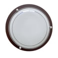 thumbnail image 1 of Lampara De Techo Luz Ideal, Plafón Liso Chocolate Luz Led 3 Tonos., 1 of 5