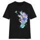 thumbnail image 2 of Gibobby Playera de Manga Corta Casual Suave Mujer Top Butterfly imprimir O cuello manga corta suelto Casual Top(Negro,G), 2 of 4