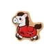 thumbnail image 1 of Baño Decorativo Toallas de Mano Año Del Caballo Lindo Patrón 23x20.5cm, Poliéster Rojo, Peluche Absorbente, Colgando para la Cocina Del Baño, 1 of 6