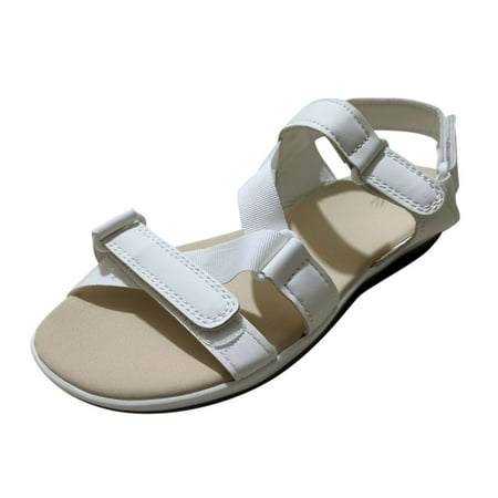 

NECHOLOGY Platform Sandals for Women Nine Casual Thick-soled Outdoor Fashion Shoes Dressy Sandals Women Comfortable White 6.5
