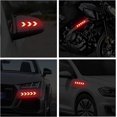 thumbnail image 4 of 12 Pieces High Intensity Reflective Car Stickers Night Visibility Diamond Quality Waterproof Safety Warning for Car Motorcycle Stroller (Red), 4 of 4