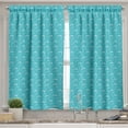 thumbnail image 2 of Ambesonne Green Valance & Curtain, Japanese Ocean Cartoon, 55"x24", Green, 2 of 6