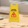thumbnail image 5 of zhmrfg Miniature Caution Wet Floor Slip Sign Set Desktop Office Restaurant Hotel Decoration Small Safety Warning Board Durable Plastic Prop Unique Home Workspace Decor Functional Gift, 5 of 6
