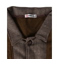 thumbnail image 4 of H2H Mens Casual Slim Fit Jacket Cardigans Long Sleeve Thermal BROWN US M/ASIA L (JLSK03), 4 of 5