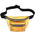 thumbnail image 1 of Women Workout Pouch Reflective Faux Leather Fanny Pack Cross Body Bag for Ladies, 1 of 10
