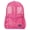 Hot Pink, variant on Heavy Duty Classic Gym Student Mesh See Through Netting Backpack | Padded Straps | Orange