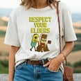 thumbnail image 2 of Respect Your Elders Retro Gaming Funny Gamer Controller T-Shirt, 2 of 5