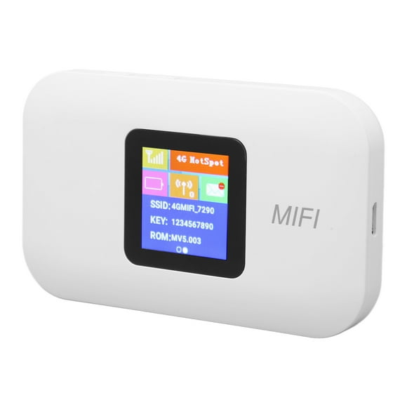 4G LTE Mobile WiFi Hotspot, Mobile WiFi Hotspot 3000mAh Battery Support 10 Users with SIM Card Slot for Outdoor