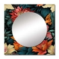 thumbnail image 2 of Designart "Urban Tropical Essence I" 0 Square Mirror For Wall Decor - Large Multicolor Square Printed Wall Mirror Art - Square Bohemian Mirror - Wall Mounted Square Large Mirror, 2 of 5