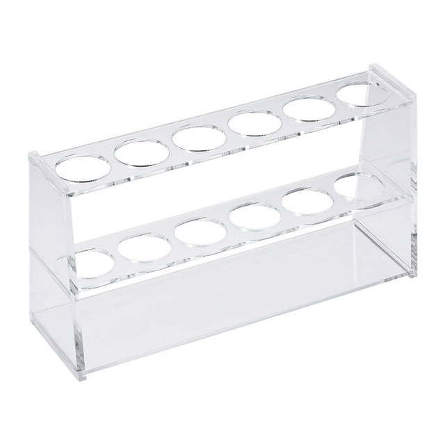 Unique Bargains Arcylic Test Tube Holder Rack 6-Well for 100ml Centrifuge Tubes Clear