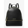 thumbnail image 5 of Michael Kors Women's Rhea Medium Pebbled Leather Backpack (Black) 35S5GRAB2L-001, 5 of 6