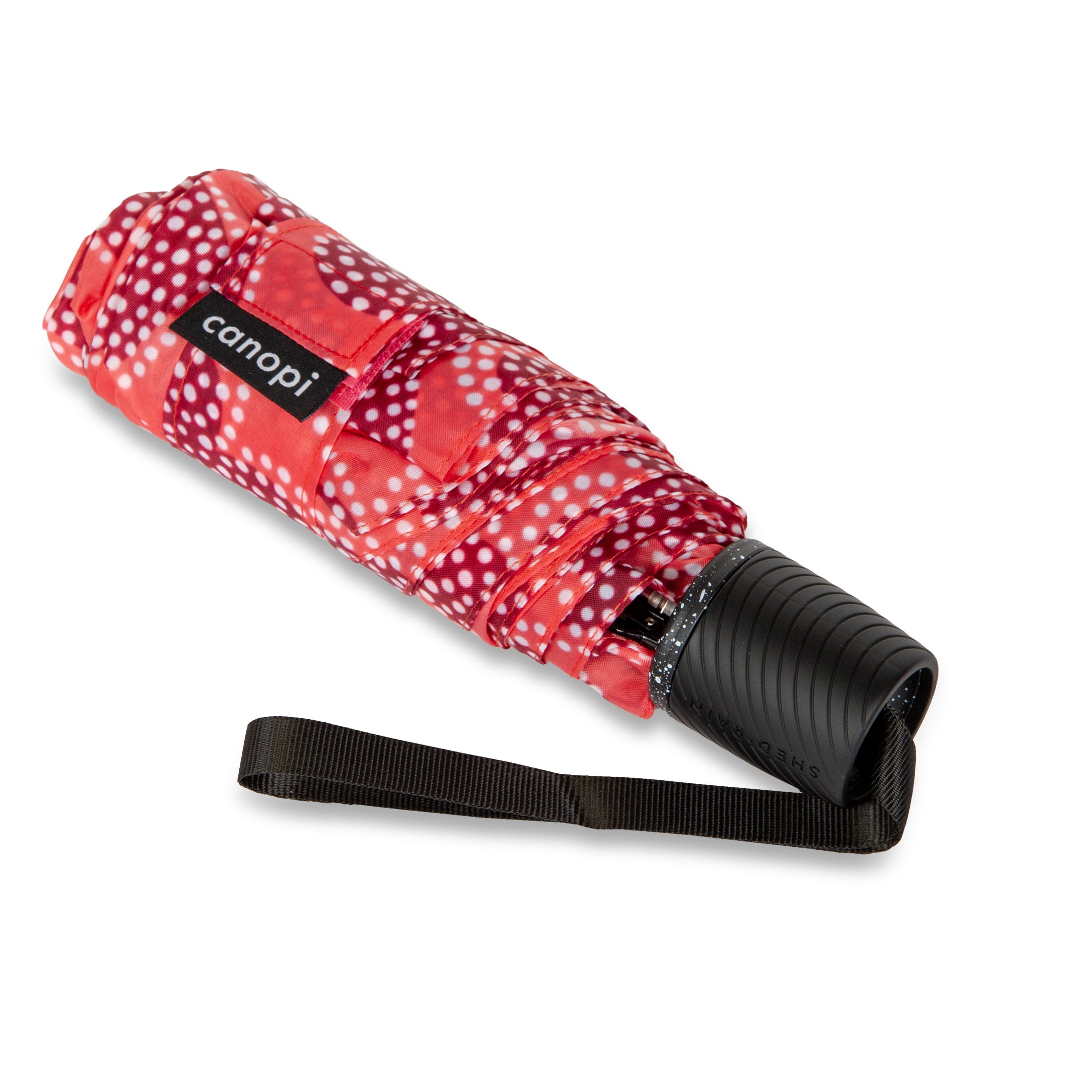 Canopi 43" Mini Manual Heart Dot Umbrella UPF 50+