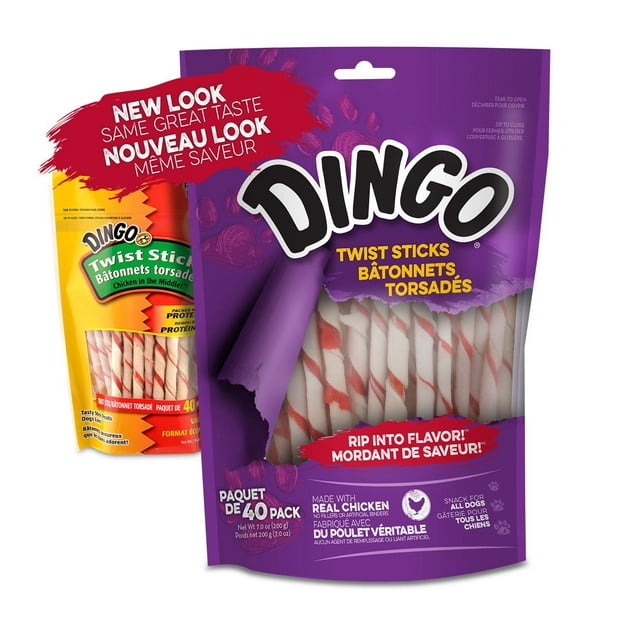 Dingo Twist Sticks 40ct, 7oz, 200g