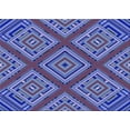 thumbnail image 1 of Ahgly Company Machine Washable Indoor Rectangle Transitional Purple Amethyst Purple Area Rugs, 6' x 9', 1 of 7