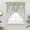 SpringGreen LightGrey, variant on Watercolor Floral Swag Valances for Windows 2 Pack, Kitchen Window Curtains 36 Inch Length, Spring Leaves Flowers Botanical Beige Privacy Swag Curtains for Living Room/Bathroom 36"x36"